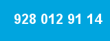 928 012 91 14 928 012 91 14